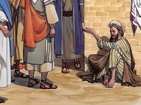 Jésus répondit: “Ce n’est pas que lui ou ses parents aient péché; mais c’est afin que les œuvres de Dieu soient manifestées en lui. – Numéro de diapositive 2