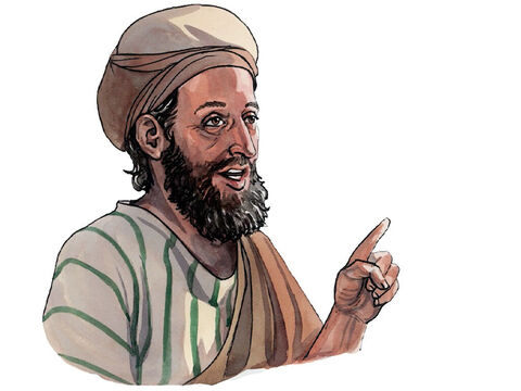 Il répondit: “L’homme qu’on appelle Jésus a fait de la boue, a oint mes yeux, et m’a dit: – Numéro de diapositive 9