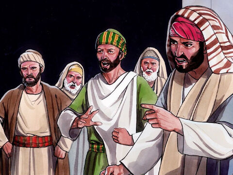 Ses parents dirent cela parce qu’ils craignaient les Juifs; car les Juifs avaient déjà convenu que, si quelqu’un reconnaissait Jésus pour le Christ, il serait exclu de la synagogue. C’est pourquoi ses parents dirent: “Il a de l’âge, interrogez-le lui-même.” – Numéro de diapositive 2