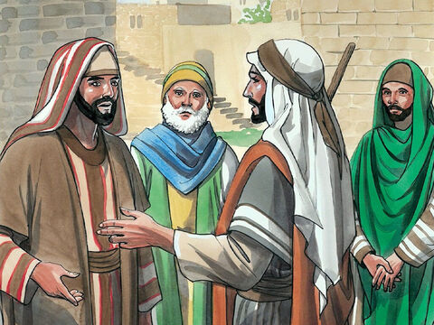 Quelques pharisiens qui étaient avec lui, ayant entendu ces paroles, lui dirent: “Nous aussi, sommes-nous aveugles?” Jésus leur répondit: “Si vous étiez aveugles, vous n’auriez pas de péché. Mais maintenant vous dites: Nous voyons. C’est pour cela que votre péché subsiste.” – Numéro de diapositive 11