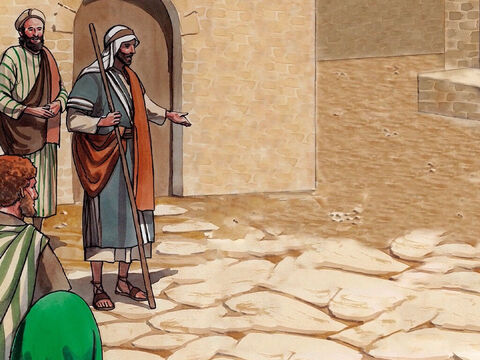 Jésus leur dit cette parabole, mais ils ne comprirent pas de quoi il leur parlait. – Numéro de diapositive 4