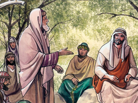 Il répondit: Tu aimeras le Seigneur, ton Dieu, de tout ton cœur, de toute ton âme, de toute ta force, et de toute ta pensée; et ton prochain comme toi-même. Tu as bien répondu, lui dit Jésus; fais cela, et tu vivras. – Numéro de diapositive 2