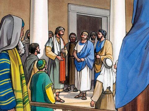 Jésus dit aussi à ses disciples: «Un homme riche avait un intendant. On vint lui rapporter qu’il gaspillait ses biens. – Numéro de diapositive 1