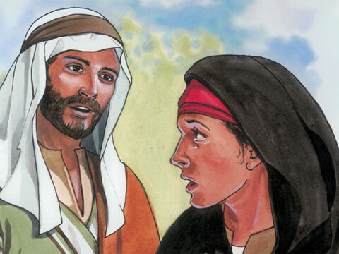 Elle lui dit: «Oui, Seigneur, je crois que tu es le Messie, le Fils de Dieu, qui devait venir dans le monde.» – Numéro de diapositive 3