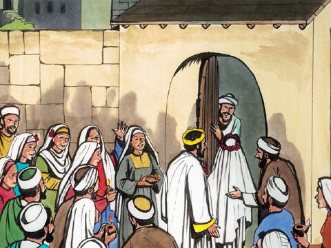 Pendant qu'elles allaient en acheter, le marié arriva. – Numéro de diapositive 10