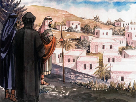 Six jours avant la Pâque, Jésus arriva à Béthanie où était Lazare qu'il avait ressuscité. – Numéro de diapositive 1