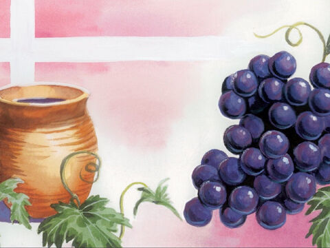 Je vous le dis en vérité, je ne boirai plus jamais du fruit de la vigne, jusqu'au jour où je le boirai nouveau dans le royaume de Dieu.» – Numéro de diapositive 17