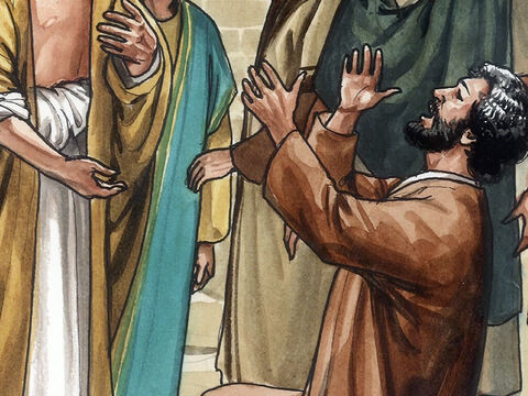 Thomas lui répondit: «Mon Seigneur et mon Dieu!» – Numéro de diapositive 11