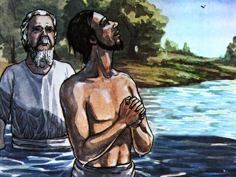 Il se leva et fut baptisé; – Numéro de diapositive 13