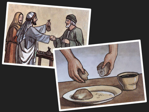 dans la communion fraternelle, dans la fraction du pain – Numéro de diapositive 17