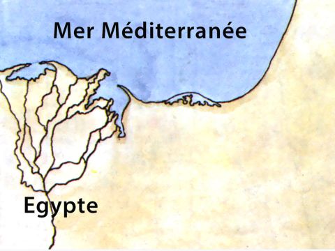 Jacob a appris qu'il y avait du blé en Egypte et il y a envoyé nos ancêtres une première fois. – Numéro de diapositive 20