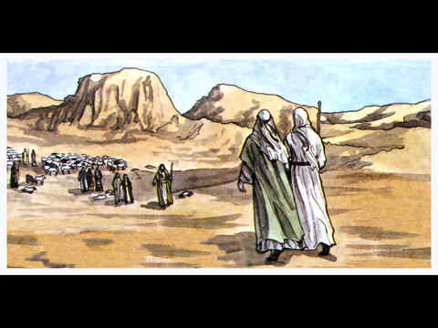Il est alors survenu une famine dans toute l'Egypte et en Canaan. La détresse était grande et nos ancêtres ne trouvaient pas de quoi manger. – Numéro de diapositive 19