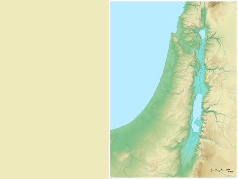 Carte d’Israël avec de la place sur la gauche pour ajouter des images ou du texte. – Numéro de diapositive 10