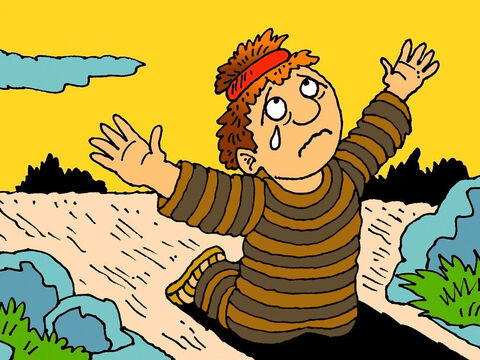“ Dieu de mes pères Abraham et Isaac, tu m’as dit de rentrer chez moi et tu m’aiderais. Je sais que je ne mérite pas votre gentillesse, mais je prie pour que vous nous protégiez tous de mon frère. – Numéro de diapositive 5