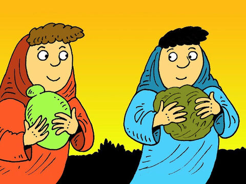 Elles avaient vu où Jésus avait été mis, dans un tombeau qui ressemble à une caverne, et elles savaient où il se trouvait. – Numéro de diapositive 4