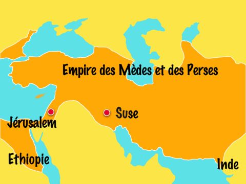 Néhémie était un Juif habitant Suse. De nombreuses années auparavant, les Juifs avaient été emmenés captifs par les Babyloniens. Quand les Mèdes et les Perses renversèrent ensuite les Babyloniens, de nombreux Juifs comme Néhémie s’installèrent dans ce nouvel empire. Certains Juifs retournèrent à Jérusalem et rebâtirent le temple. – Numéro de diapositive 2