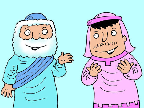 Guéhazi est retourné à Élisée et a rapporté ce qu’elle avait dit : « Elle vous remercie beaucoup mais dit qu'elle n'a besoin de rien. » Puis Guéhazi poursuivit : « Ils n'ont pas d'enfants. Je pense qu'elle aimerait avoir un enfant à elle.»<br/>« S'il te plaît, dis-lui de venir me voir », dit Élisée. – Numéro de diapositive 9