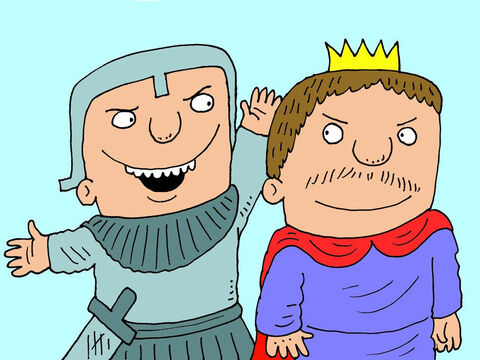Or, un officier se tenait aux côtés du roi. Il dit en ricanant: “Ah! même si l’Éternel ouvrait les fenêtres du ciel, la nourriture ne serait jamais si bon marché!” – Numéro de diapositive 20