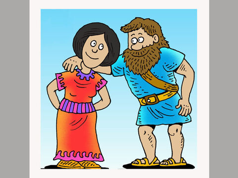 Règle numéro 7.<br/>Tu dois être fidèle envers la personne avec laquelle tu es marié, et ne pas aller avec quelqu’un d’autre. – Numéro de diapositive 13