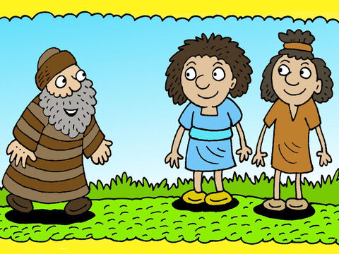 «Qu’en pensez-vous ?» demanda Jésus. «Il y avait un homme qui avait deux fils.» – Numéro de diapositive 2
