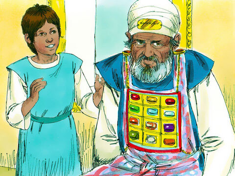 Éli appela Samuel et insista pour qu’il lui raconte tout ce que l’Éternel lui avait dit. Alors Samuel raconta tout à Éli. “C’est la volonté de l’Éternel, répondit Éli. Qu’il fasse ce qui lui semblera bon.” – Numéro de diapositive 16