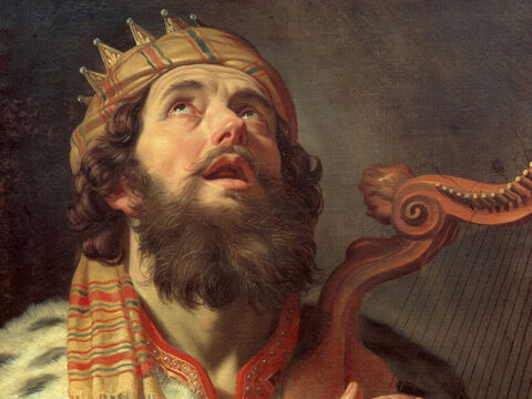 Crédit photo : Gerard van Honthorst, Le roi David jouant de la harpe, 1622. – Numéro de diapositive 17