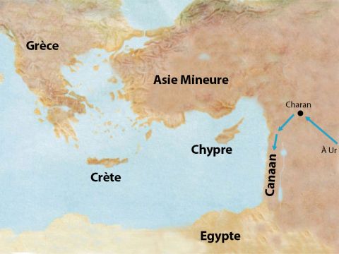 Dieu promit à Abraham une terre appelée Canaan. – Numéro de diapositive 12