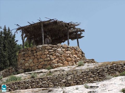 Une tour de guet a été construite sur un point élevé où un gardien pouvait surveiller le vignoble. – Numéro de diapositive 10