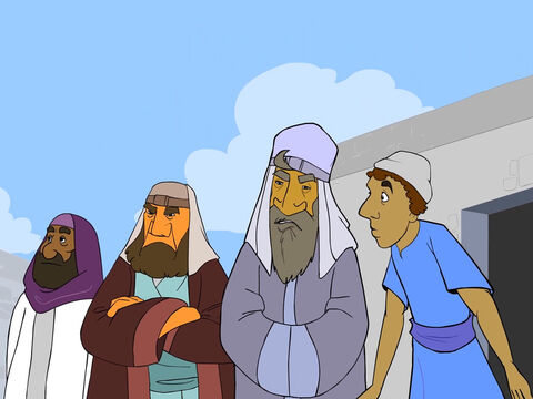 Les pharisiens partirent. Ils commencèrent aussitôt à élaborer des plans avec les disciples d'Hérode pour tuer Jésus. – Numéro de diapositive 10