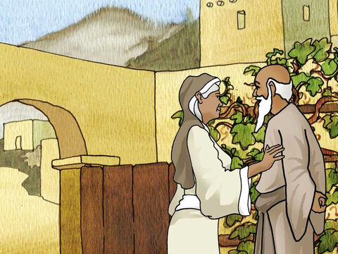 Voici ce que la Bible dit d’Elizabeth et du prêtre Zacharie: “Tous deux étaient justes devant Dieu, ils suivaient d'une manière irréprochable tous les commandements et toutes les lois du Seigneur. Ils n'avaient pas d'enfant, parce qu'Elisabeth était stérile, et ils étaient l'un et l'autre d'un âge avancé.” Luc 1:6-7 (LSG21) – Numéro de diapositive 1