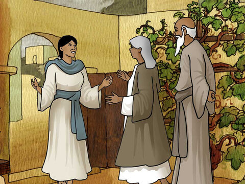 “’En effet, dès que j'ai entendu ta salutation, l'enfant a tressailli de joie en moi. Heureuse celle qui a cru, parce que ce qui lui a été dit de la part du Seigneur s'accomplira.’” Luc 1:44-45 (LSG21) – Numéro de diapositive 11