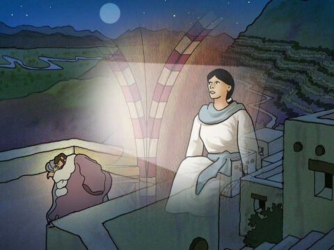 “Comme il y pensait, un ange du Seigneur lui apparut dans un rêve et dit: ‘Joseph, descendant de David, n'aie pas peur de prendre Marie pour femme, car l'enfant qu'elle porte vient du Saint-Esprit. Elle mettra au monde un fils et tu lui donneras le nom de Jésus car c'est lui qui sauvera son peuple de ses péchés’.” Matthieu 1:20-21 (LSG21) – Numéro de diapositive 13